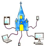 clipart social media church