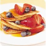 shrove tuesday pancakes with fruit